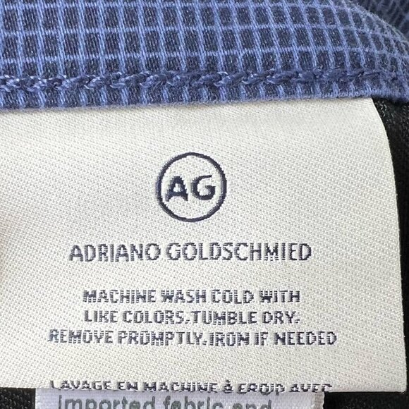 AG Adriano Goldschmeid Mens Blue Print Flat Front Bermuda Shorts Sz 28 New - Picture 8 of 12